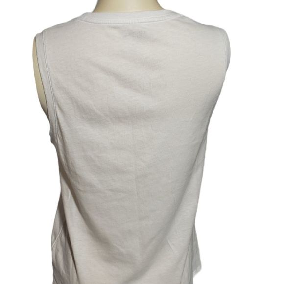 GAP Mickey Mouse Graphic White Tank Top - Picture 3 of 5